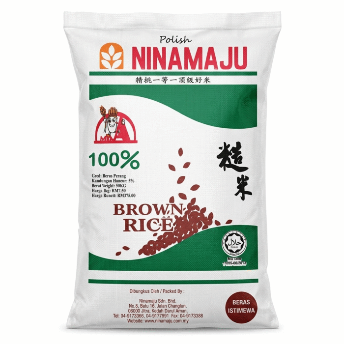 Mr. A Brown Rice 50KG - BorongSini
