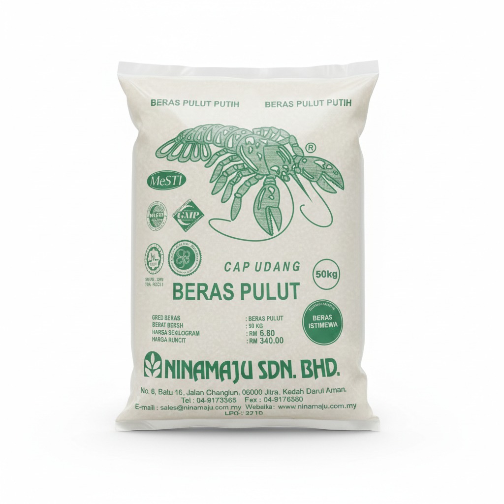 PSU50 Mahsuri Pulut Susu 50KG - Image 1