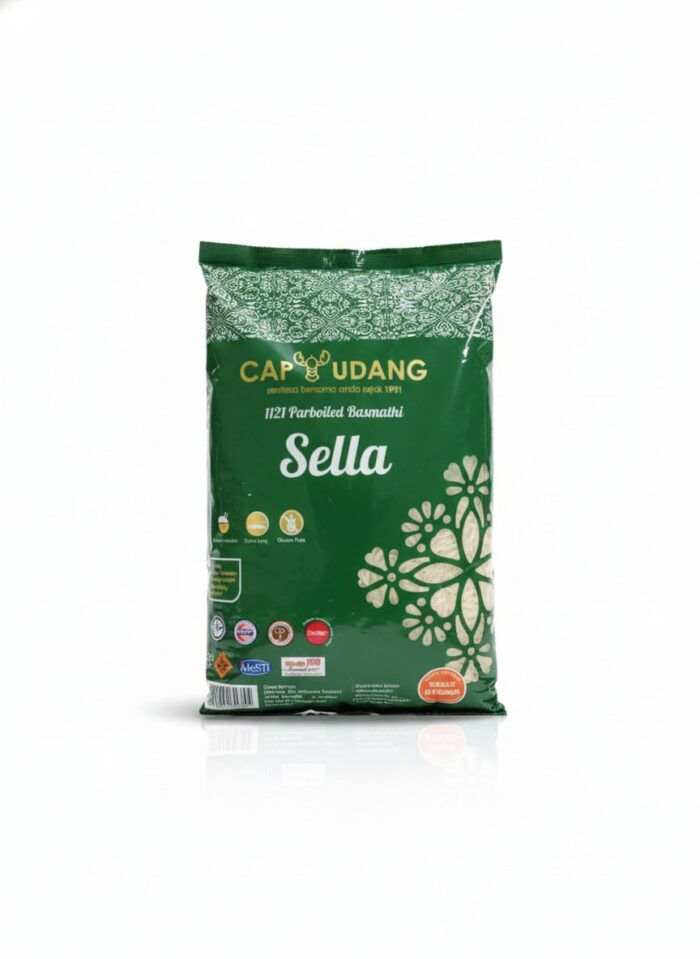 Cap Udang Sella 1121 Parboiled Basmati 1KG X 20 - Image 2