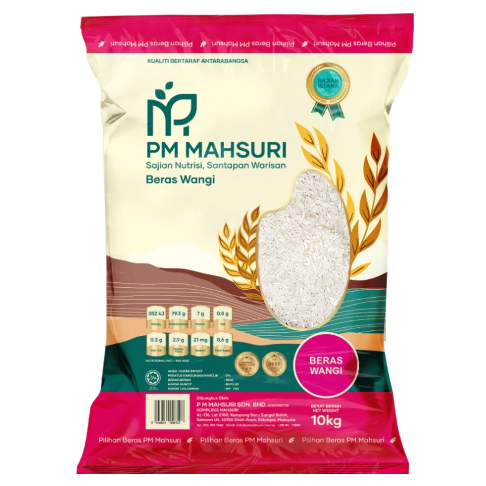 pm-w10 BERAS WANGI P M MAHSURI 10KG - Image 1